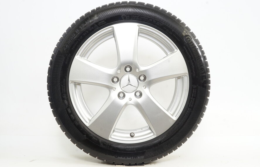 Mercedes Mercedes C Class W205 17 inch rims + Winter tires Continental Original