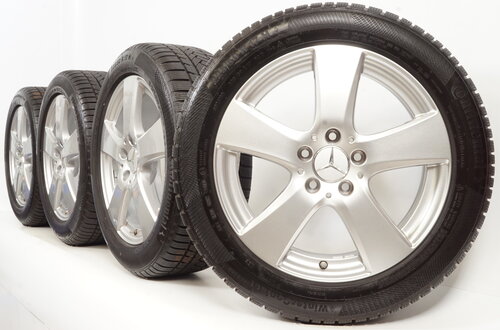 Mercedes Mercedes C Class W205 17 inch rims + Winter tires Continental Original