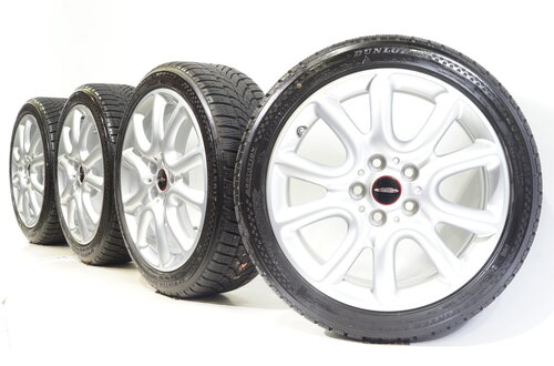 Mini Mini Cooper Race Spoke F56 17 inch JCW 498 Rims + Winter tires Dunlop Runflat Original