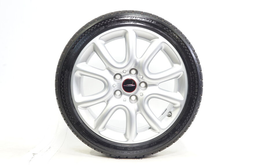 Mini Mini Cooper Race Spoke F56 17 inch JCW 498 Rims + Winter tires Dunlop Runflat Original