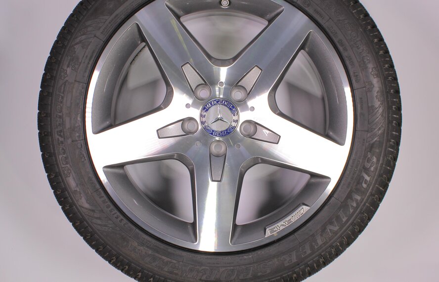 Mercedes Mercedes GLA Class X156 18 inch AMG rims + Winter tires Dunlop NEW Original