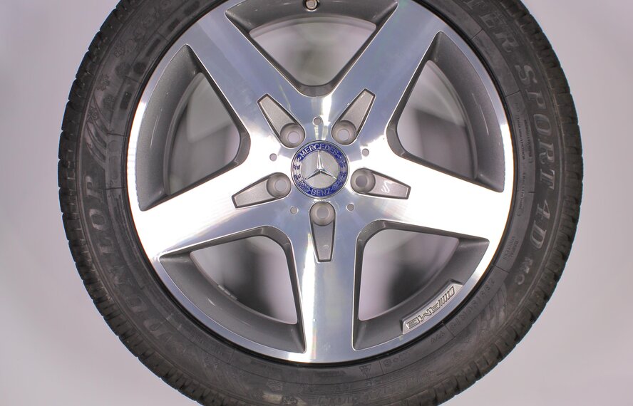 Mercedes Mercedes GLA Class X156 18 inch AMG rims + Winter tires Dunlop NEW Original