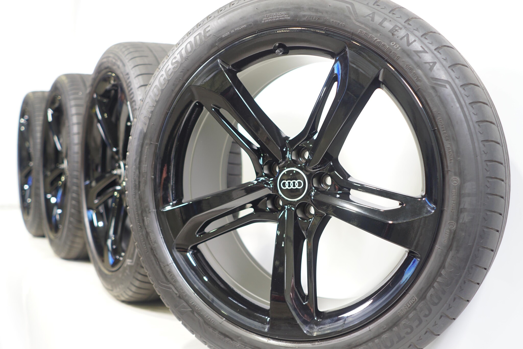 Audi A8 4H 21 inch rims + Summer Tires Bridgestone Original - JD ...