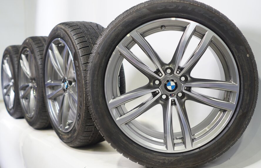BMW BMW 6 series GT 7 series G11 19 inch Style 647 M Rims + Winter tires Pirelli NEW Runflat Original