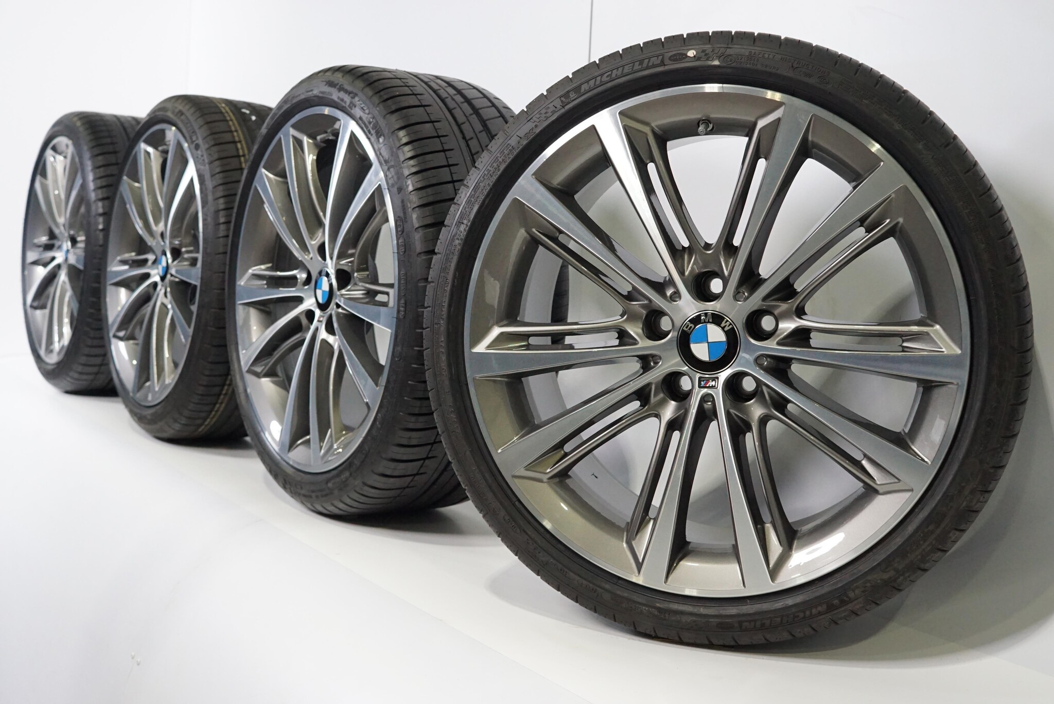 BMW 5 6 series F10 F11 20 inch M rims 464 + Summer Tires Michelin Runf - JD  Wheels & Tyres