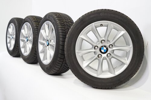 BMW BMW 1 2 series F20 16 inch rims 411 + Winter tires Continental Runflat Original