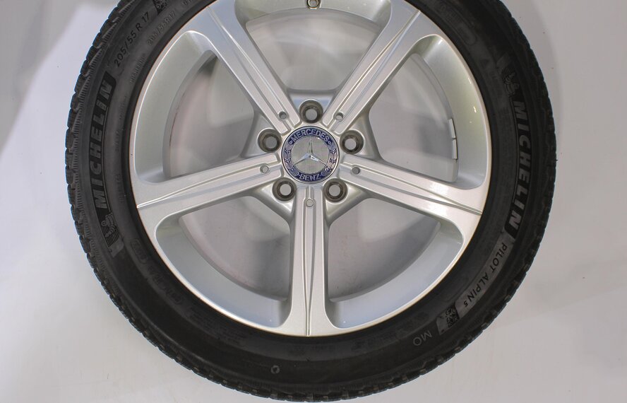 Mercedes Mercedes A B CLA Class W177 17 inch rims + Winter tires Michelin Original