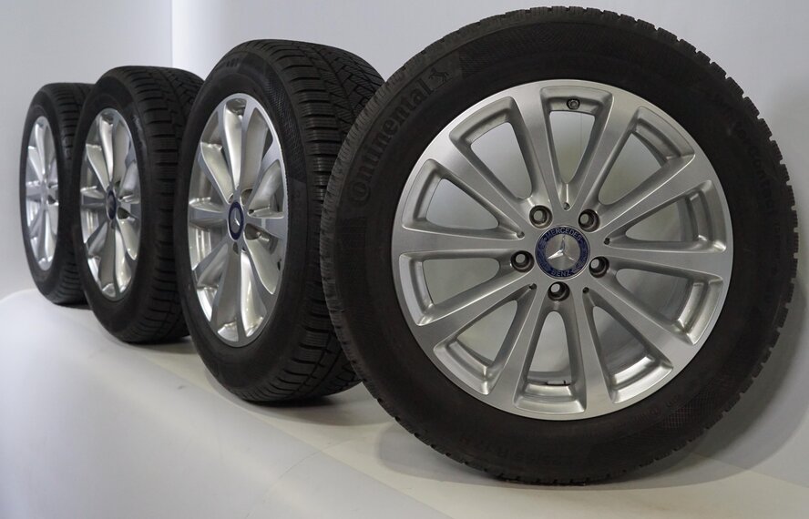Mercedes Mercedes E Class W213 17 inch rims + winter tires Continental Original
