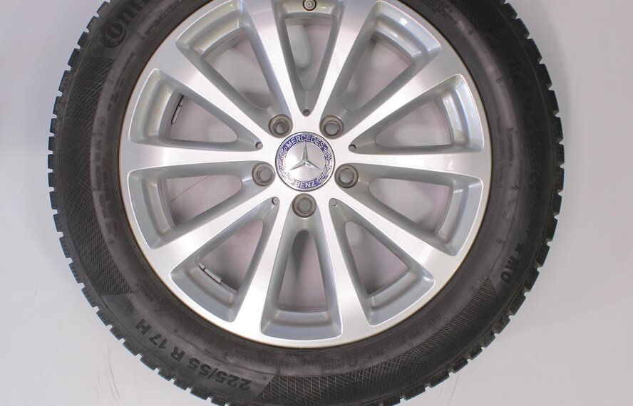 Mercedes Mercedes E Class W213 17 inch rims + winter tires Continental Original