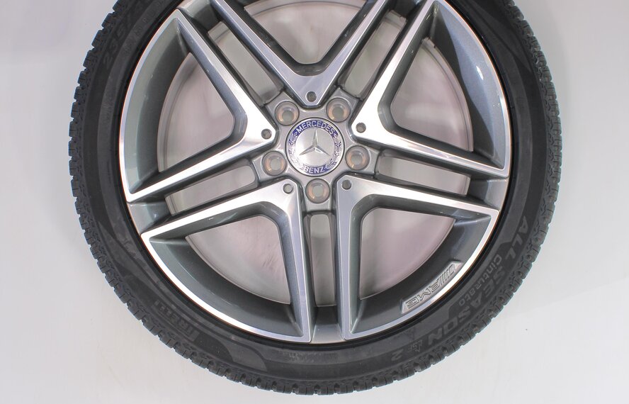 Mercedes Mercedes A B CLA Class W176 18 inch AMG rims New + All-season tyres Pirelli New Original