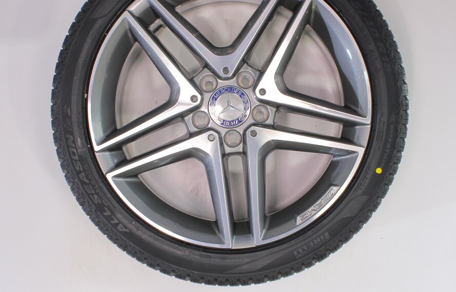 Mercedes Mercedes A B CLA Class W176 18 inch AMG rims New + All-season tyres Pirelli New Original