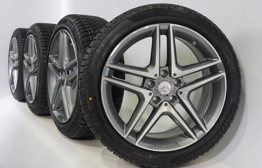 Mercedes Mercedes A B CLA Class W176 18 inch AMG rims New + Winter tires Pirelli New Original