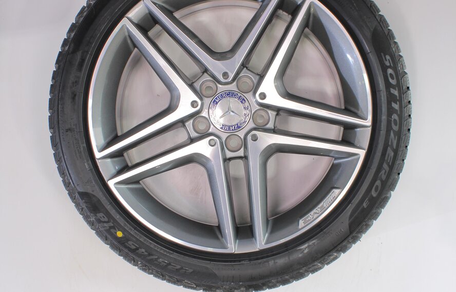 Mercedes Mercedes A B CLA Class W176 18 inch AMG rims New + Winter tires Pirelli New Original