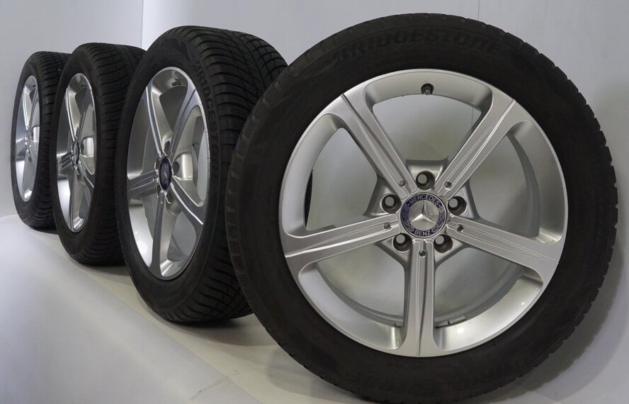 Mercedes Mercedes A B CLA Class W177 17 inch rims + Winter tires Bridgestone Original