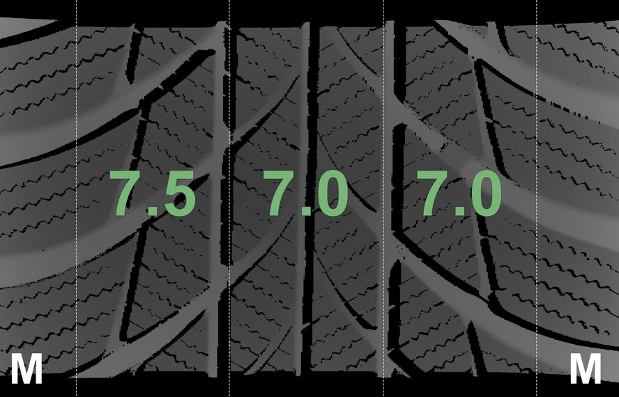 Mercedes Mercedes A B CLA Class W177 17 inch rims + Winter tires Bridgestone Original