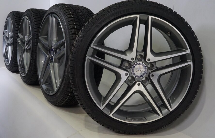 Mercedes Mercedes A B CLA Class W176 18 inch AMG rims New + winter tires Goodyear New Original