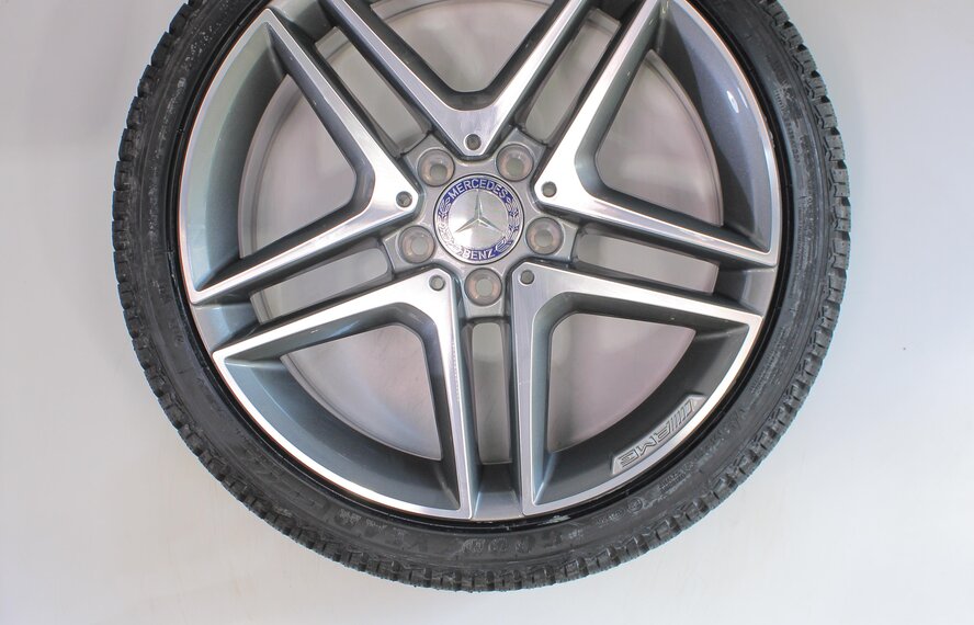 Mercedes Mercedes A B CLA Class W176 18 inch AMG rims New + winter tires Goodyear New Original