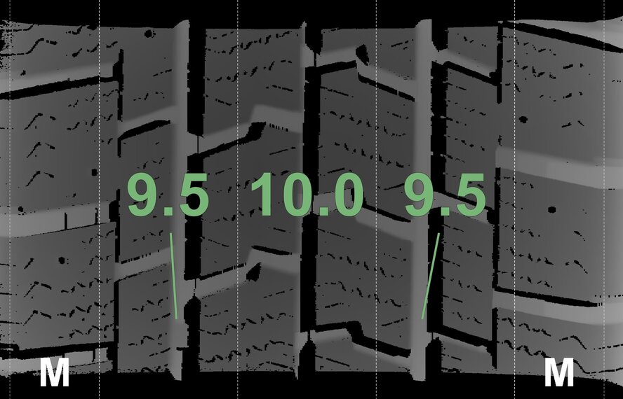 Mercedes Mercedes V Class W447 16 inch Goodyear Winter tires Original