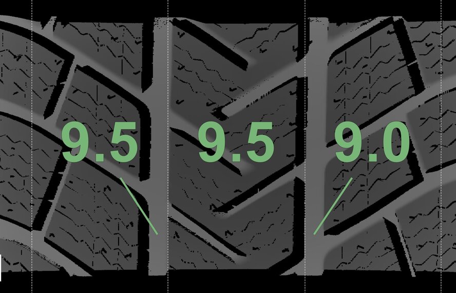 Mercedes Mercedes GLE ML W166 19 inch Michelin Winter tires Original