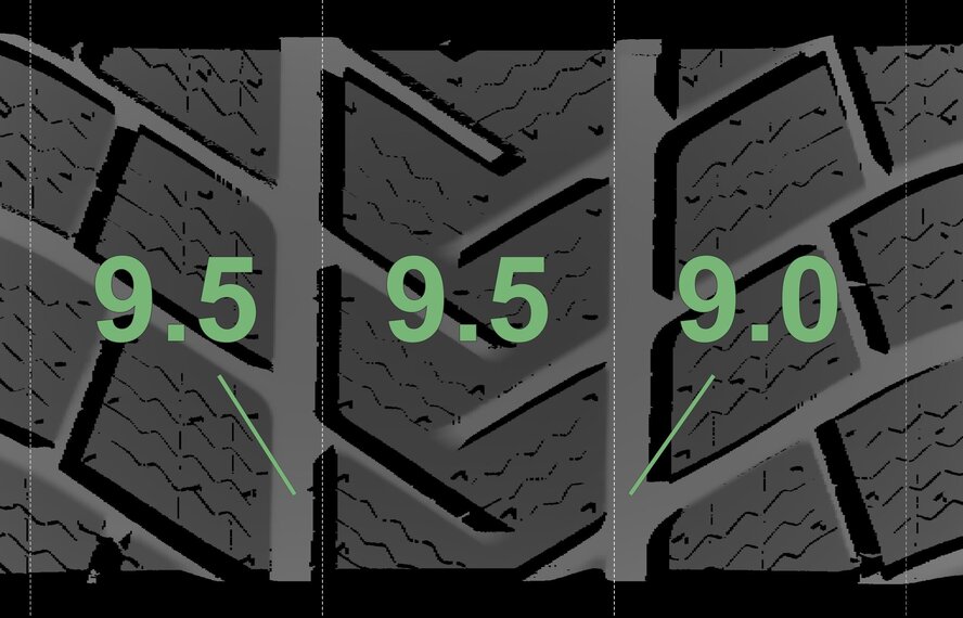 Mercedes Mercedes GLE ML W166 19 inch Michelin Winter tires Original