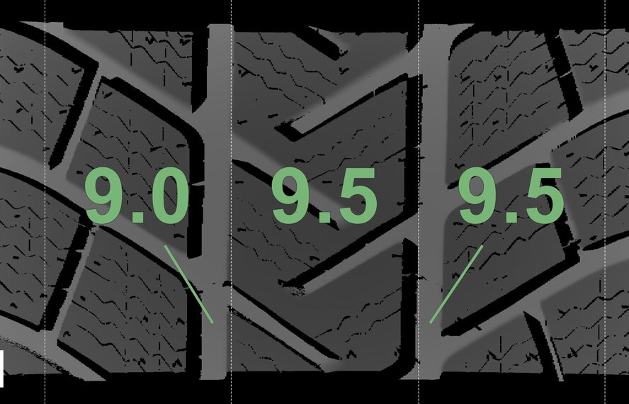 Mercedes Mercedes GLE ML W166 19 inch Michelin Winter tires Original