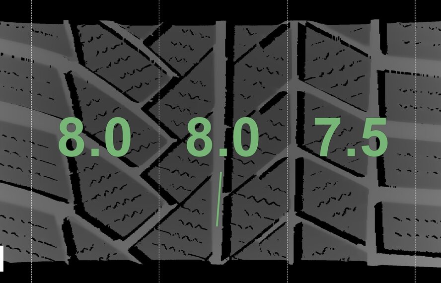 Audi Audi Q8 4M 19 inch Continental Winter tires Original