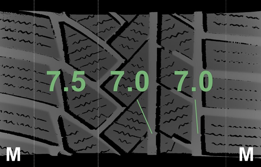 Audi Audi Q5 80A 17 inch Continental Winter tires Original