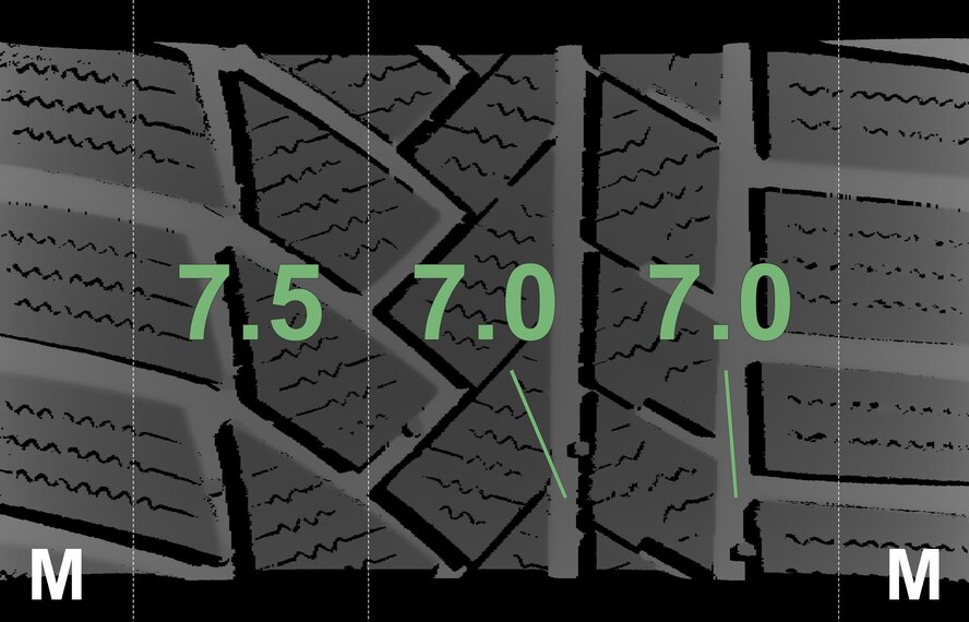 Audi Audi Q5 80A 17 inch Continental Winter tires Original