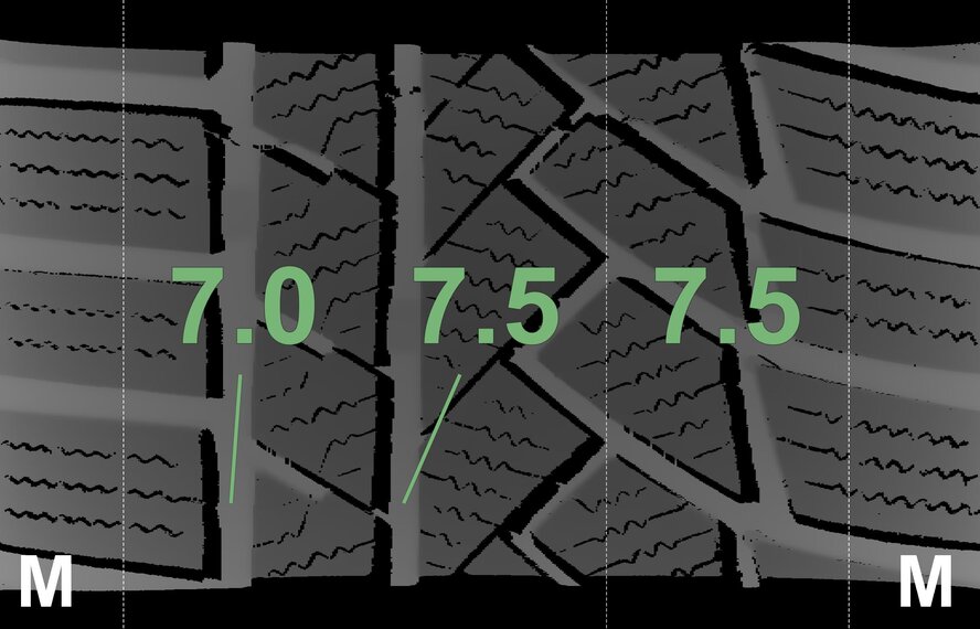 Audi Audi Q5 80A 17 inch Continental Winter tires Original