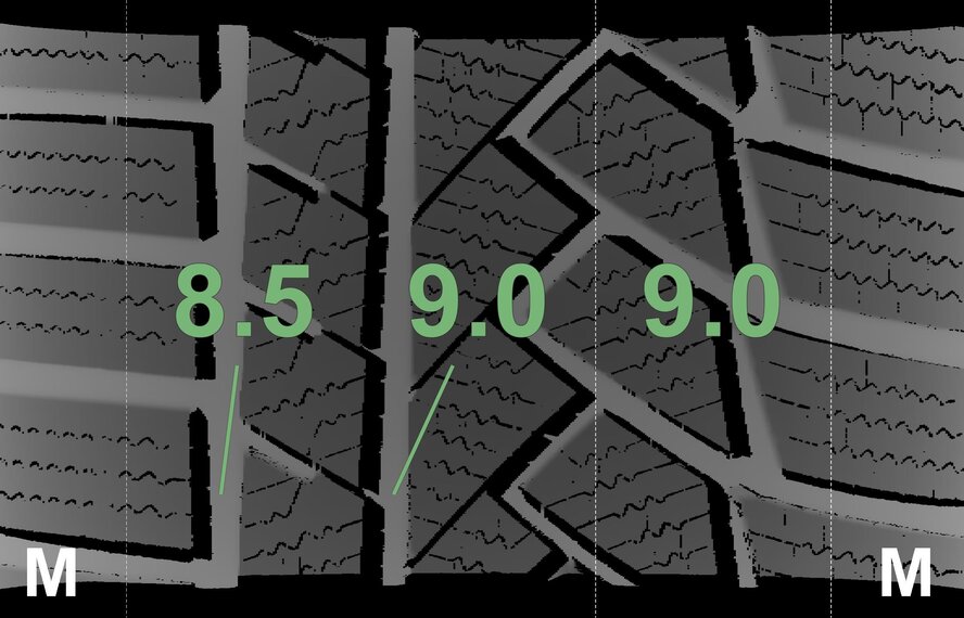 Audi Audi Q5 80A 17 inch Continental Winter tires Original