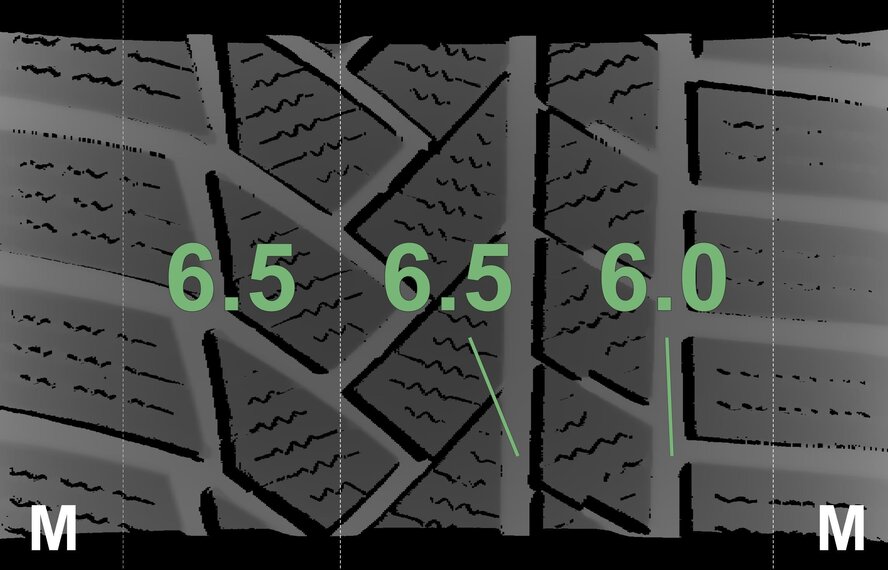 Audi Audi Q5 80A 17 inch Continental Winter tires Original