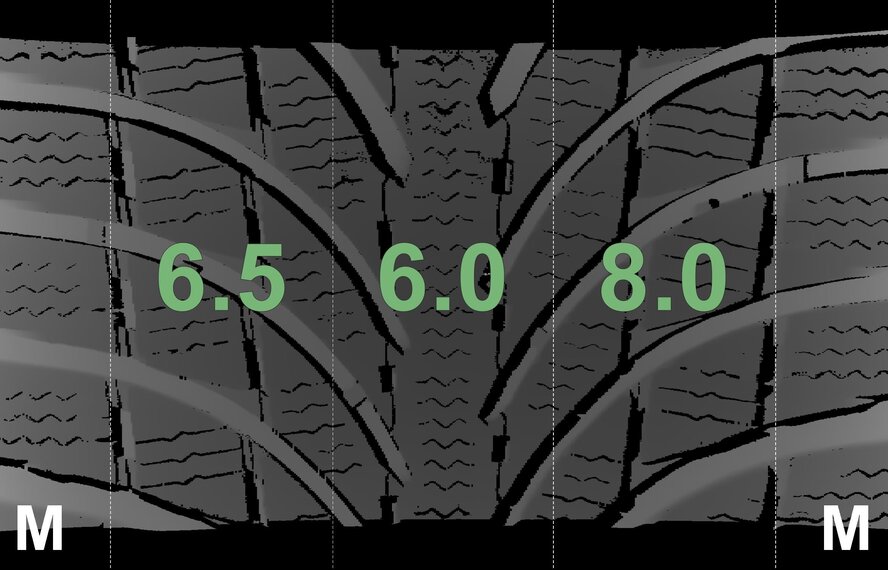 Audi Audi Q5 80A 17-inch Michelin Winter tires Original
