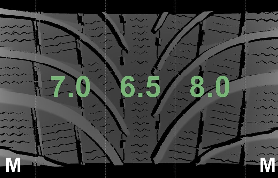 Audi Audi Q5 80A 17-inch Michelin Winter tires Original