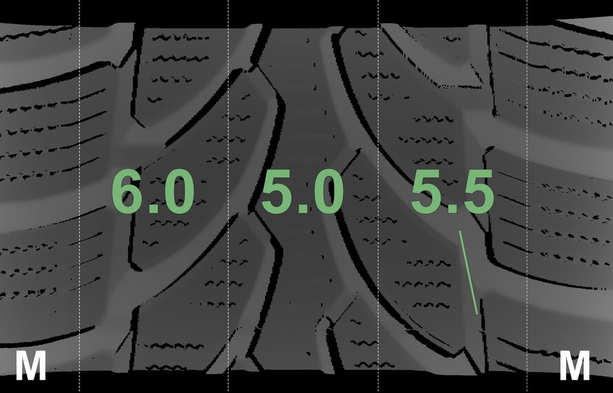 Audi Audi A3 8V 16 inch Bridgestone Winter tires Original