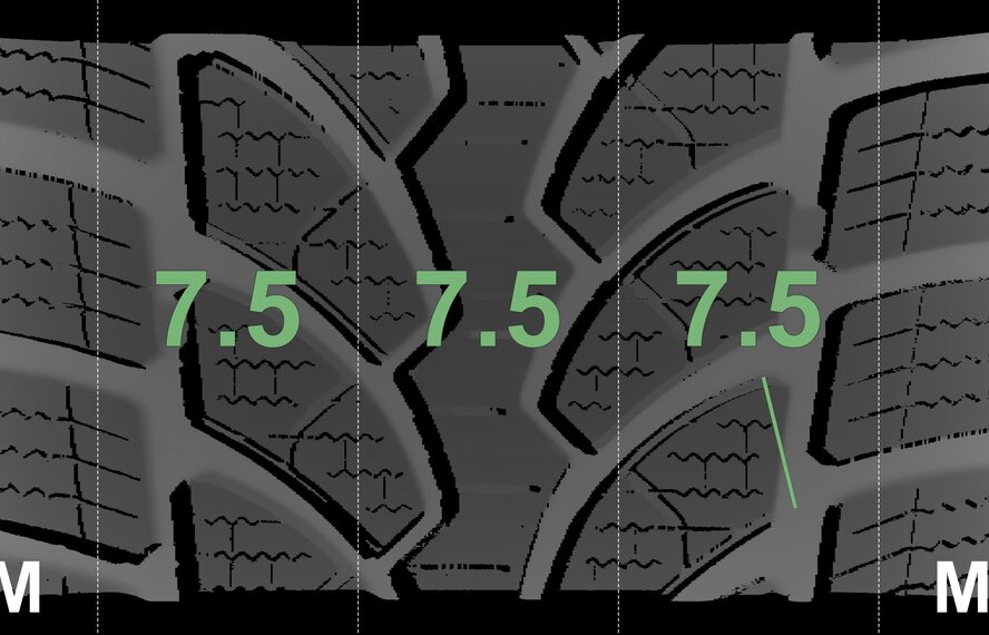 Mercedes Mercedes C-Class W205 S205 C205 17 inch Bridgestone Winter tires Original