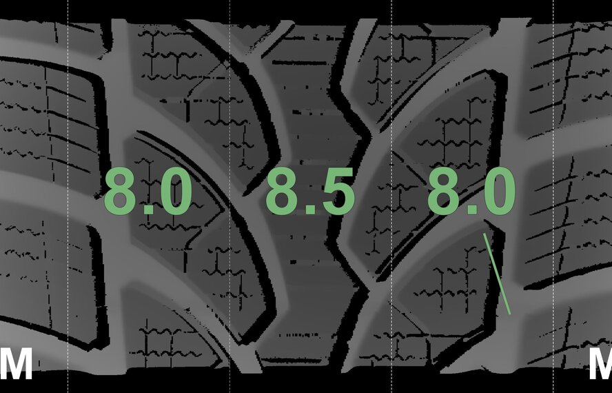 Mercedes Mercedes C-Class W205 S205 C205 17 inch Bridgestone Winter tires Original