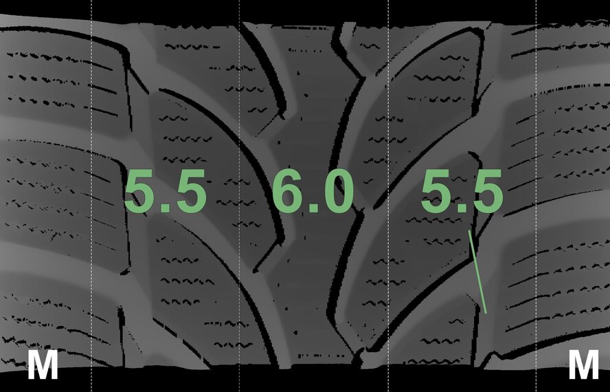 Audi Audi A3 8V 16 inch Bridgestone Winter tires Original