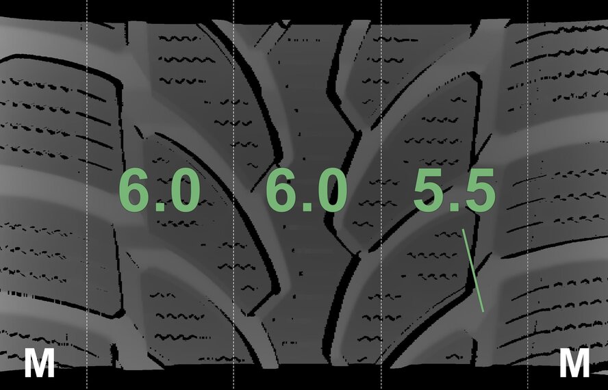 Audi Audi A3 8V 16 inch Bridgestone Winter tires Original