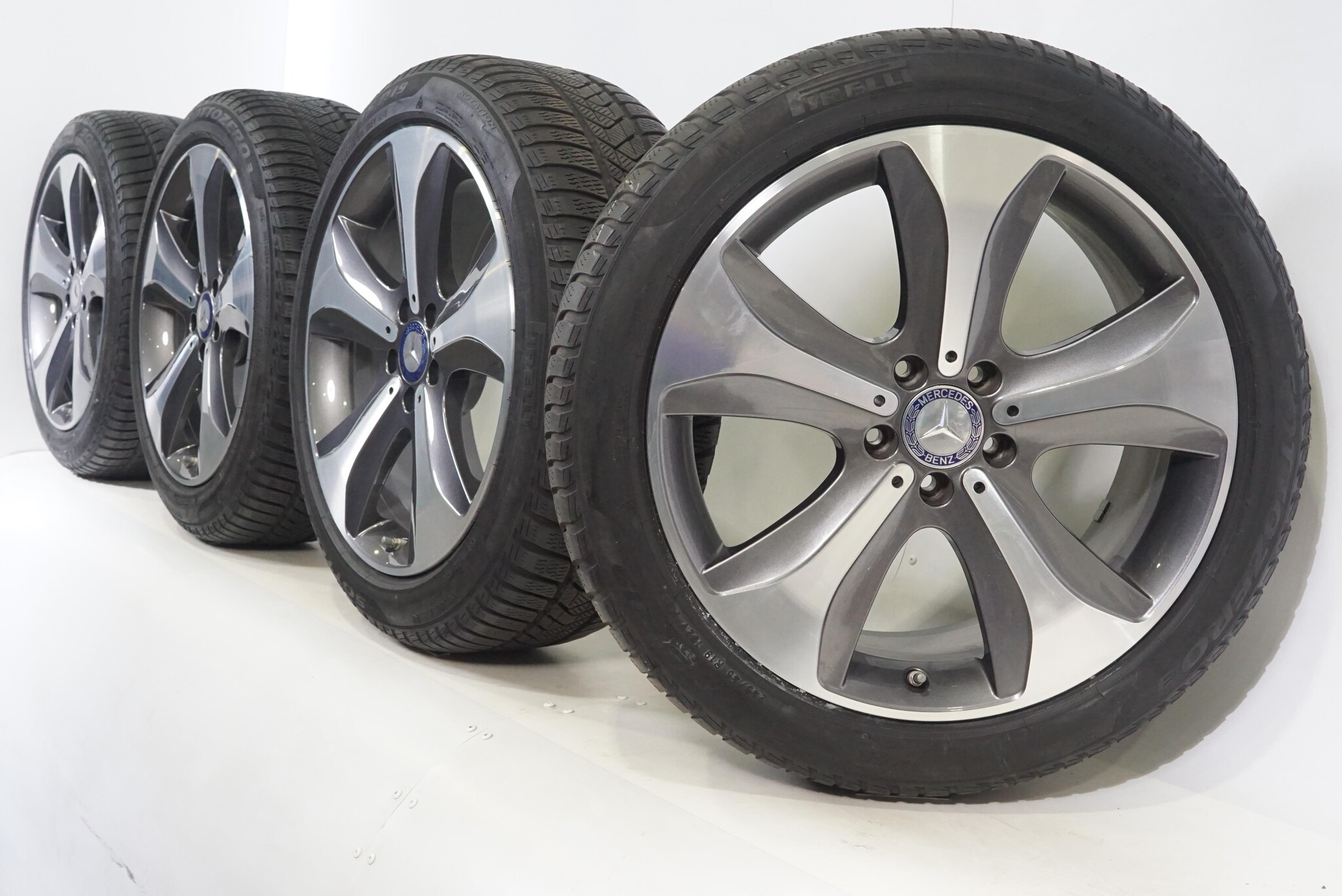 Mercedes S-Class W222 19 inch rims Pirelli Runflat Winter tires