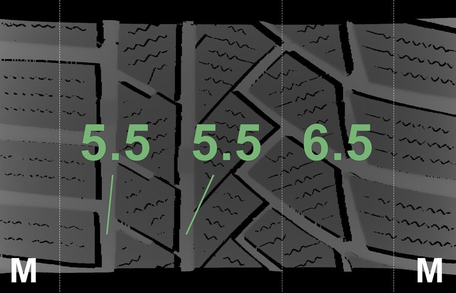 Audi Audi Q5 SQ5 80A 17 inch Continental Winter tires Original