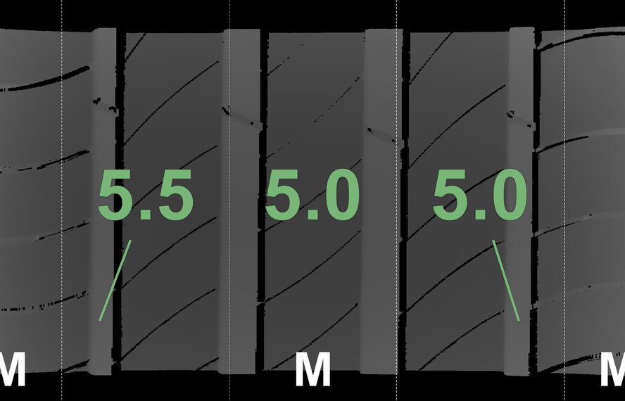 Audi Audi A6 A7 4K C8 18 inch Bridgestone Summer Tires Original