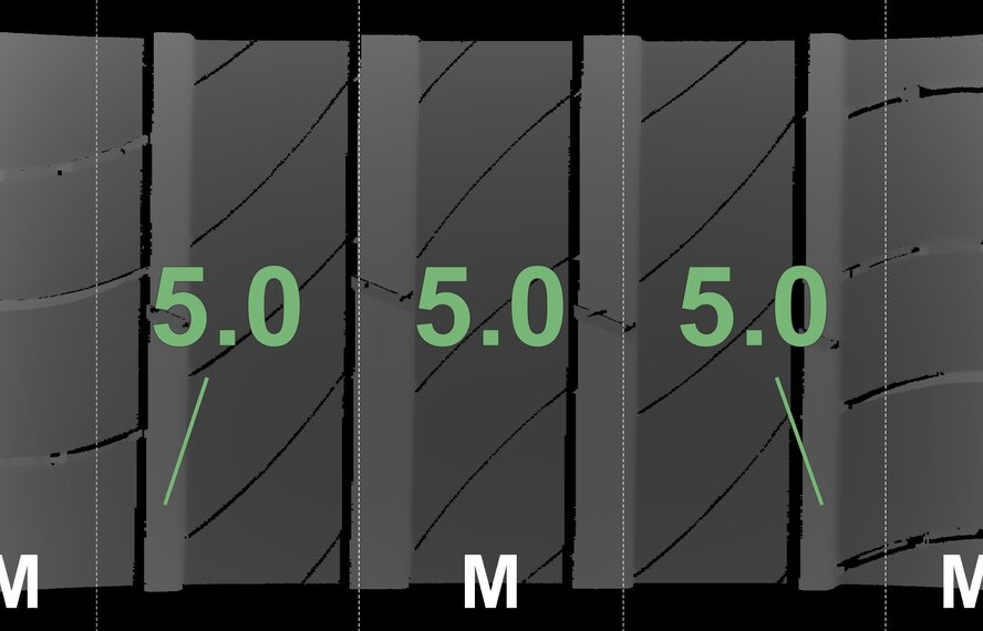 Audi Audi A6 A7 4K C8 18 inch Bridgestone Summer Tires Original