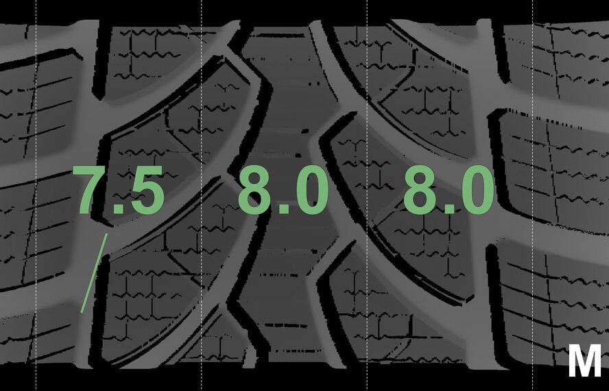 Mercedes Mercedes C-Class W205 S205 C205 17 inch Bridgestone Winter tires Original