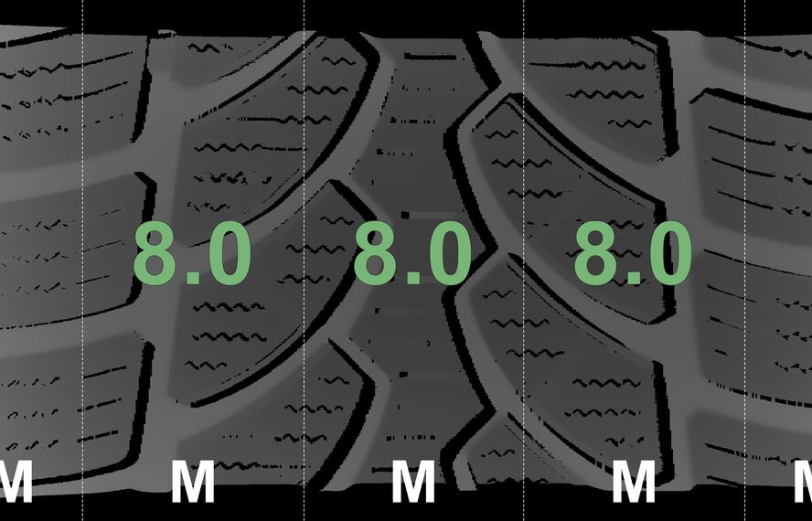 Mercedes Mercedes C-Class W205 S205 C205 17 inch Bridgestone Winter tires Original