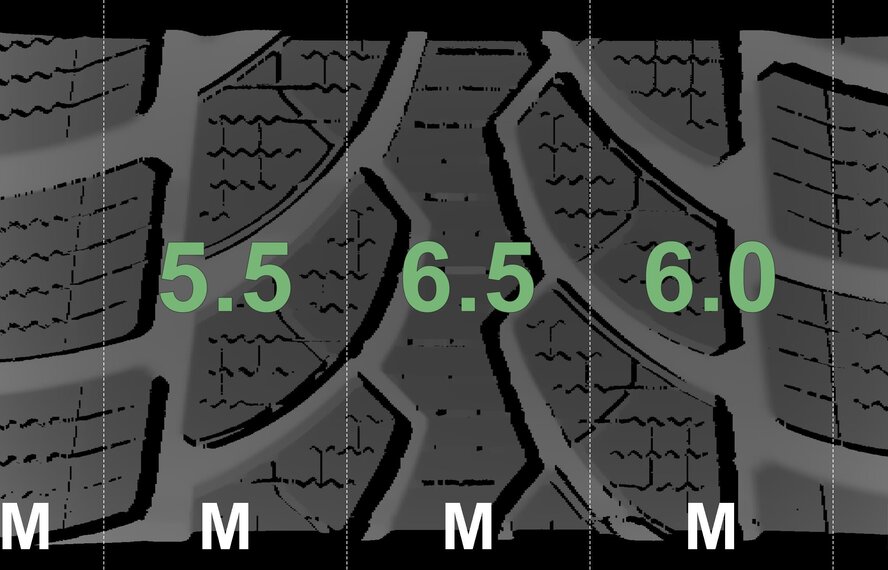 Mercedes Mercedes C-Class W205 S205 C205 17 inch Bridgestone Winter tires Original