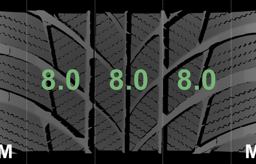 BMW BMW 3 4 series F30 F31 F32 F33 F36 413 17 inch Bridgestone Runflat Winter tires New Original