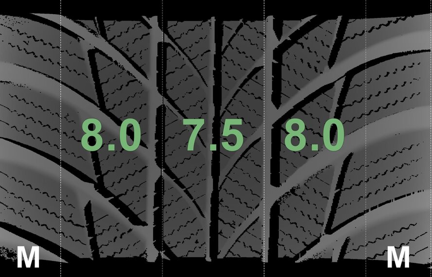 BMW BMW 2 series F45 F46 Active Gran Tourer 473 16 inch Bridgestone Runflat Winter tires New Original