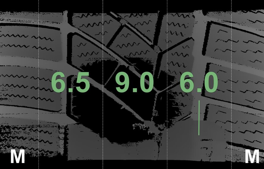 BMW BMW 3 4 series F30 F31 F32 F33 F36 390 16 inch Continental Runflat Winter tires Original