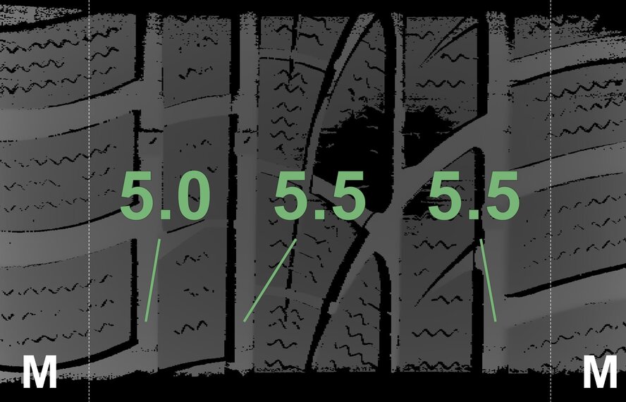 Audi Audi A4 S4 B9 8W 16 inch Hankook Winter tires Original