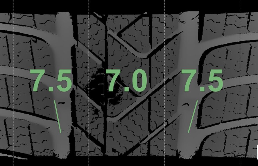 BMW BMW 6 GT G32 7 series G11 G12 647M 19 inch Pirelli Runflat Winter tires New Original